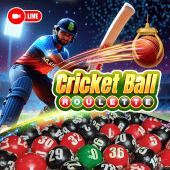 Cricket Ball Roulette live dealer on Plus Casino